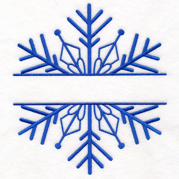 Customizable Christmas Snowflake