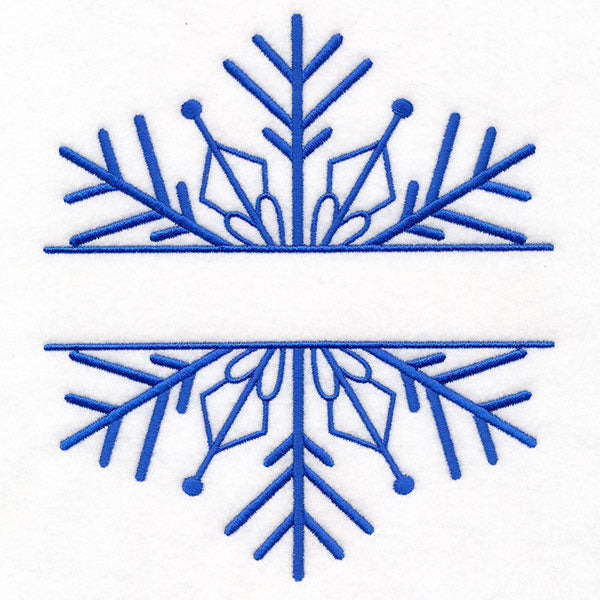 Customizable Christmas Snowflake