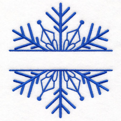 Customizable Christmas Snowflake