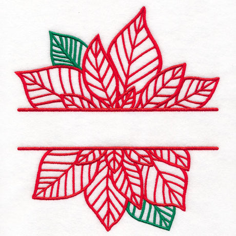 Customizable Christmas Poinsettia