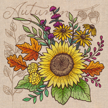 Fall Flowers Bouquet Medley