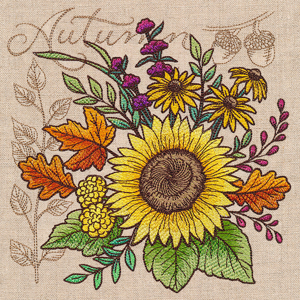 Fall Flowers Bouquet Medley