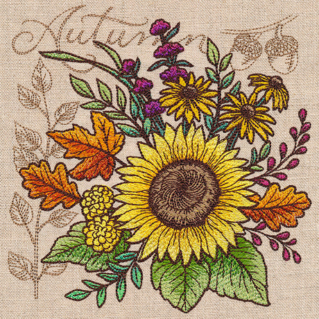 Fall Flowers Bouquet Medley