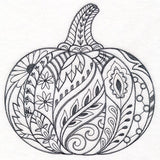 Doodle Treasure - Pumpkin (Blackwork)