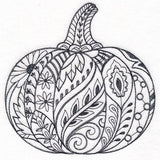 Doodle Treasure - Pumpkin (Blackwork)