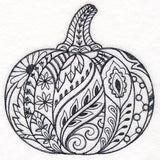 Doodle Treasure - Pumpkin (Blackwork)