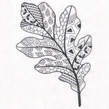 Doodle Treasures - Oak Leaf (Blackwork)