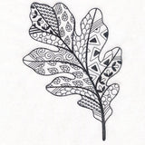 Doodle Treasures - Oak Leaf (Blackwork)