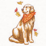 Fall Delights Golden Retriever