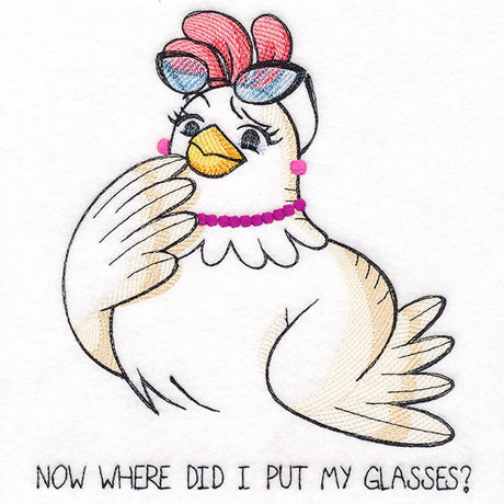 Now Where Did I Put My Glasses Chicken