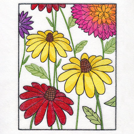 Fanciful Fall Garden Scene 3