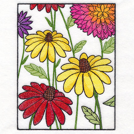 Fanciful Fall Garden Scene 3