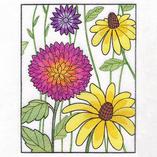 Fanciful Fall Garden Scene 4