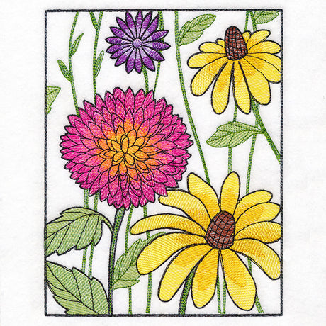 Fanciful Fall Garden Scene 4