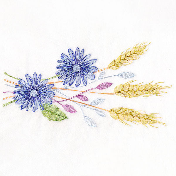 Autumn Wheat in Bloom Border