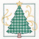 Retro Gingham Christmas Tree