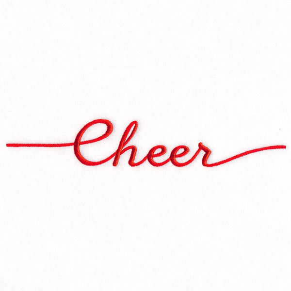 Cheer Script – Embroidery Library