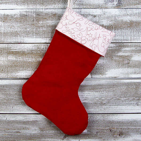 Words of Christmas Cheer (Edge-to-Edge Quilting)