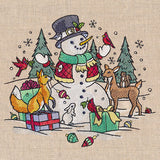 Country Christmas Animal Scene