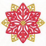 Ironwork Christmas Poinsettia Feature