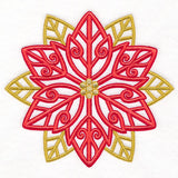 Ironwork Christmas Poinsettia Feature