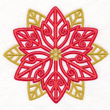 Ironwork Christmas Poinsettia Feature