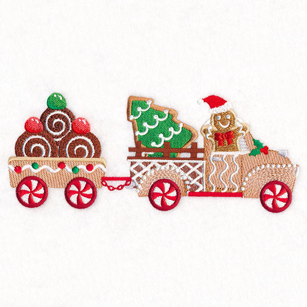 Candy Cane Christmas Car Border