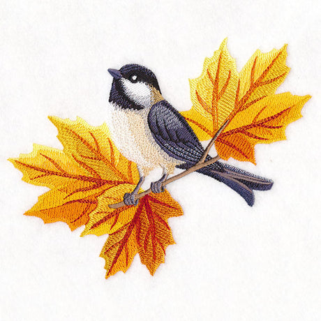 Autumn Splendor Chickadee
