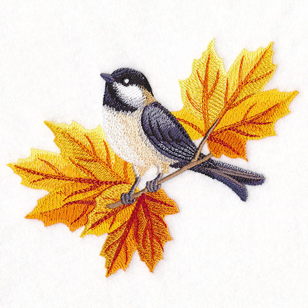 Autumn Splendor Chickadee