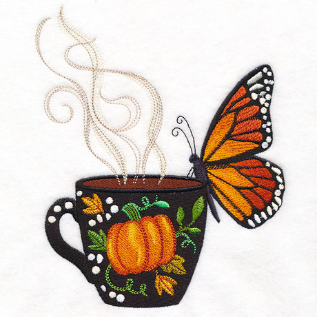 Autumn Coffee Break Monarch Butterfly