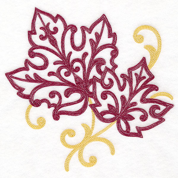 Ironwork Autumn Maple Leaf