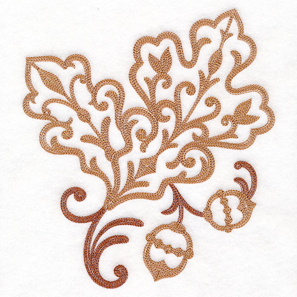 Ironwork Autumn Oak Leaf