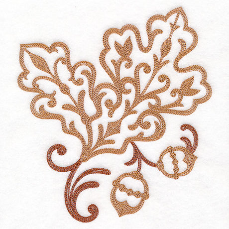 Ironwork Autumn Oak Leaf