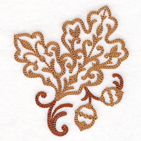 Ironwork Autumn Oak Leaf