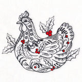 Doodle Treasures - Christmas Hen