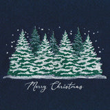 Merry Christmas Pine Tree Border