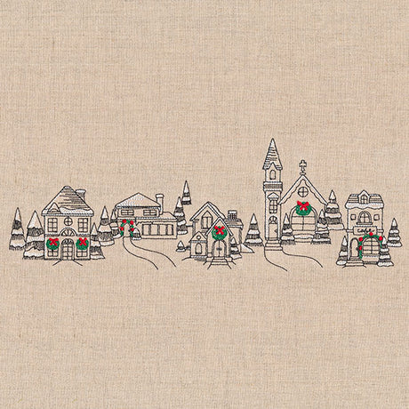 Christmas Village Border