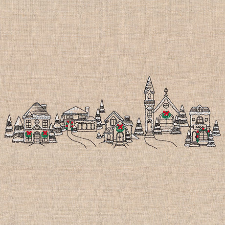 Christmas Village Border