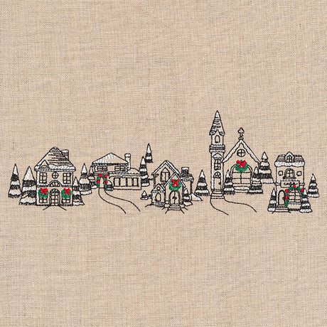 Christmas Village Border