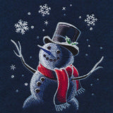 Moonlit Snowfall Snowman