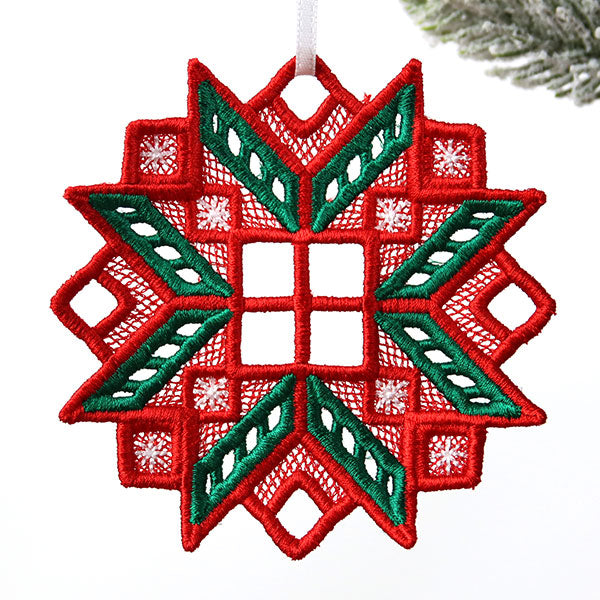 Festive Yuletide Ornament 3 (Lace)