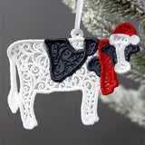 Country Christmas Treasures - Cow (Lace)