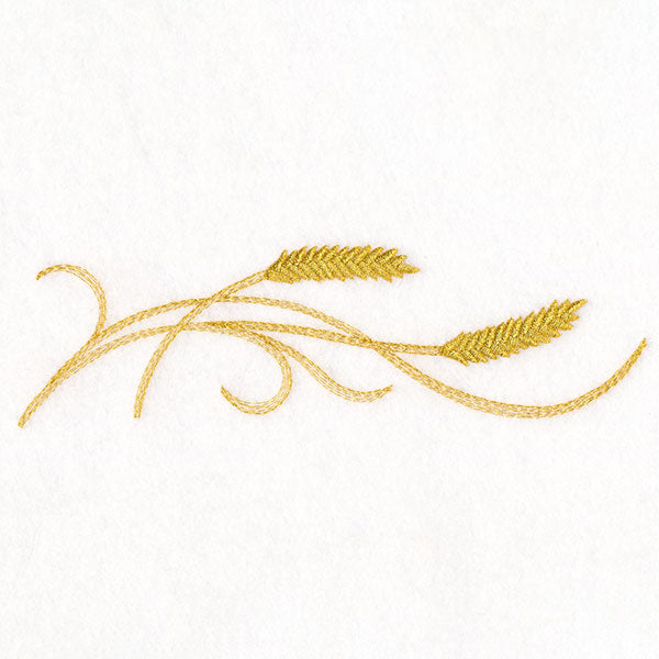Delicate Wheat Border