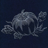 Autumn Pumpkin Etching (Whitework)
