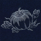 Autumn Pumpkin Etching (Whitework)