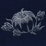 Autumn Pumpkin Etching (Whitework)