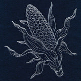 Autumn Corn Etching (Whitework)