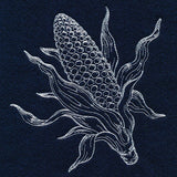 Autumn Corn Etching (Whitework)