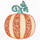 Swirling Fall Details Pumpkin
