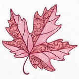 Swirling Fall Details Maple Leaf